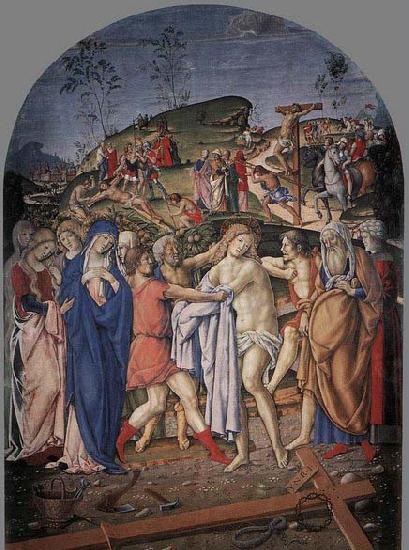 Francesco di Giorgio Martini The Disrobing of Christ oil painting image